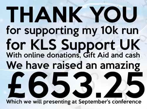 Sponsorred 10K Run for KLS